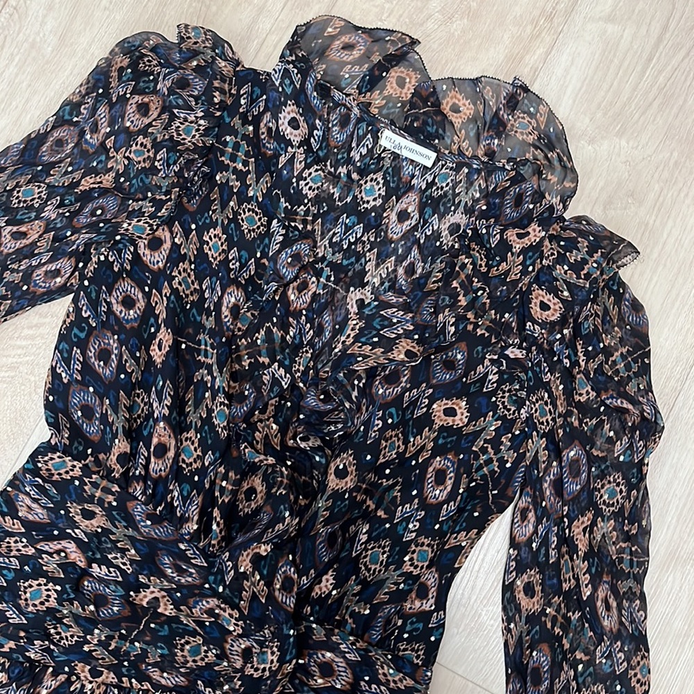 Ulla Johnson Esila ruffled mini dress, SIZE 8 NEW.  0181 - Picture 6 of 9